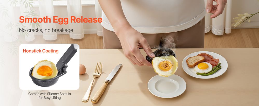 Detachable Nonstick Egg Poacher Pan