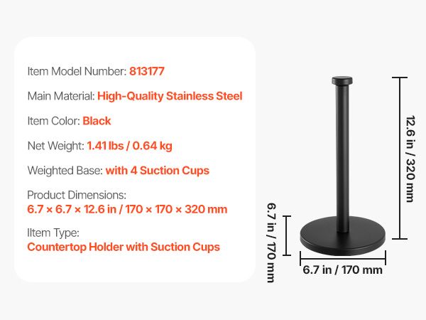 Paper Tower Holder Countertop