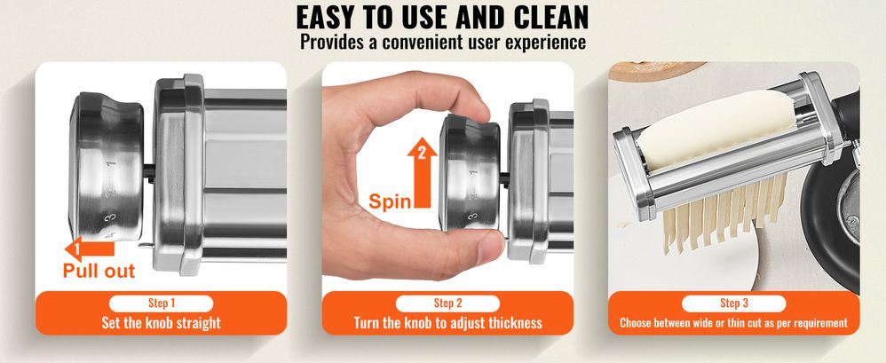Pasta Attachment for KitchenAid Stand Mixer