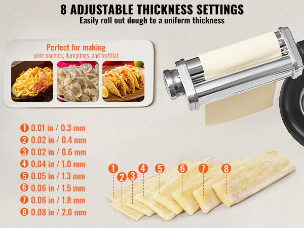 Pasta Attachment for KitchenAid Stand Mixer