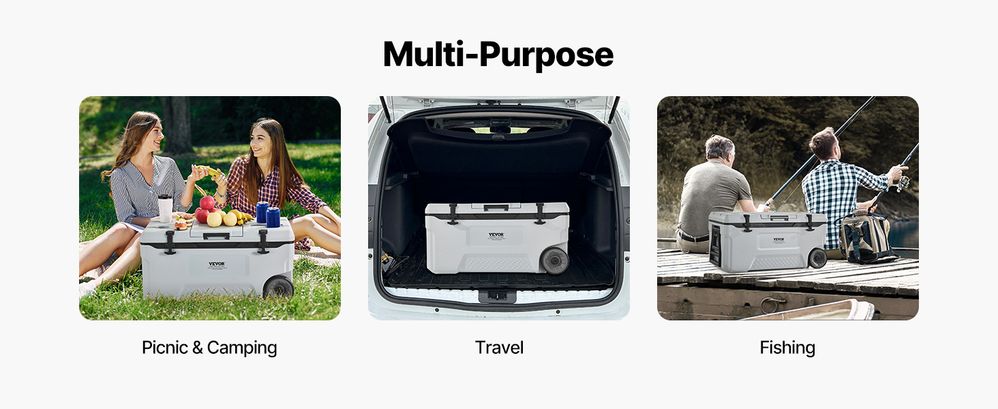 1.74QT Large Capacity Portable Cooler