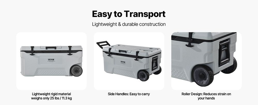 1.74QT Large Capacity Portable Cooler