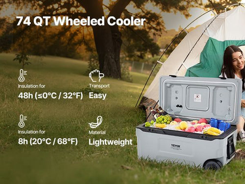 1.74QT Large Capacity Portable Cooler
